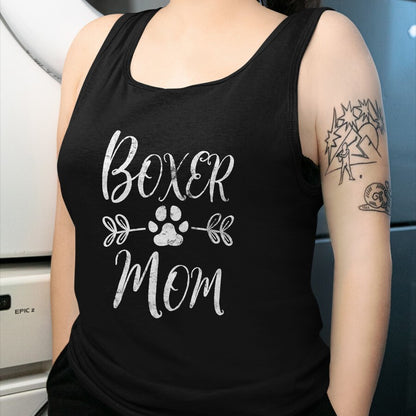 Dog Love Shirt, Dog Lover Gift T-Shirt/Hoodie/Sweatshirt HLT00 - Boxer Mom Shirt Boxer Dog Lover Owner Funny Boxer Dog Mom T-Shirt