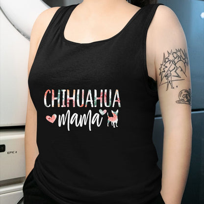 Dog Love Shirt, Dog Lover Gift T-Shirt/Hoodie/Sweatshirt HLT00 - Chihuahua Mama Dog Lover for Mom Cute for Women Owner Puppy T-Shirt