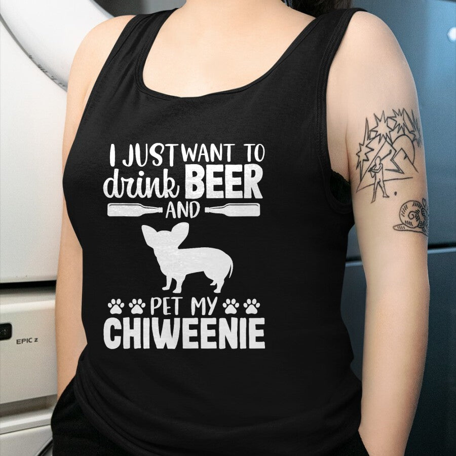 Dog Love Shirt, Dog Lover Gift T-Shirt/Hoodie/Sweatshirt HLT00 - Beer Funny Dog Owner Lover Chiweenie Dog Mom Dad Gift T-Shirt