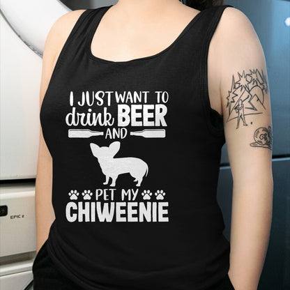 Dog Love Shirt, Dog Lover Gift T-Shirt/Hoodie/Sweatshirt HLT00 - Beer Funny Dog Owner Lover Chiweenie Dog Mom Dad Gift T-Shirt