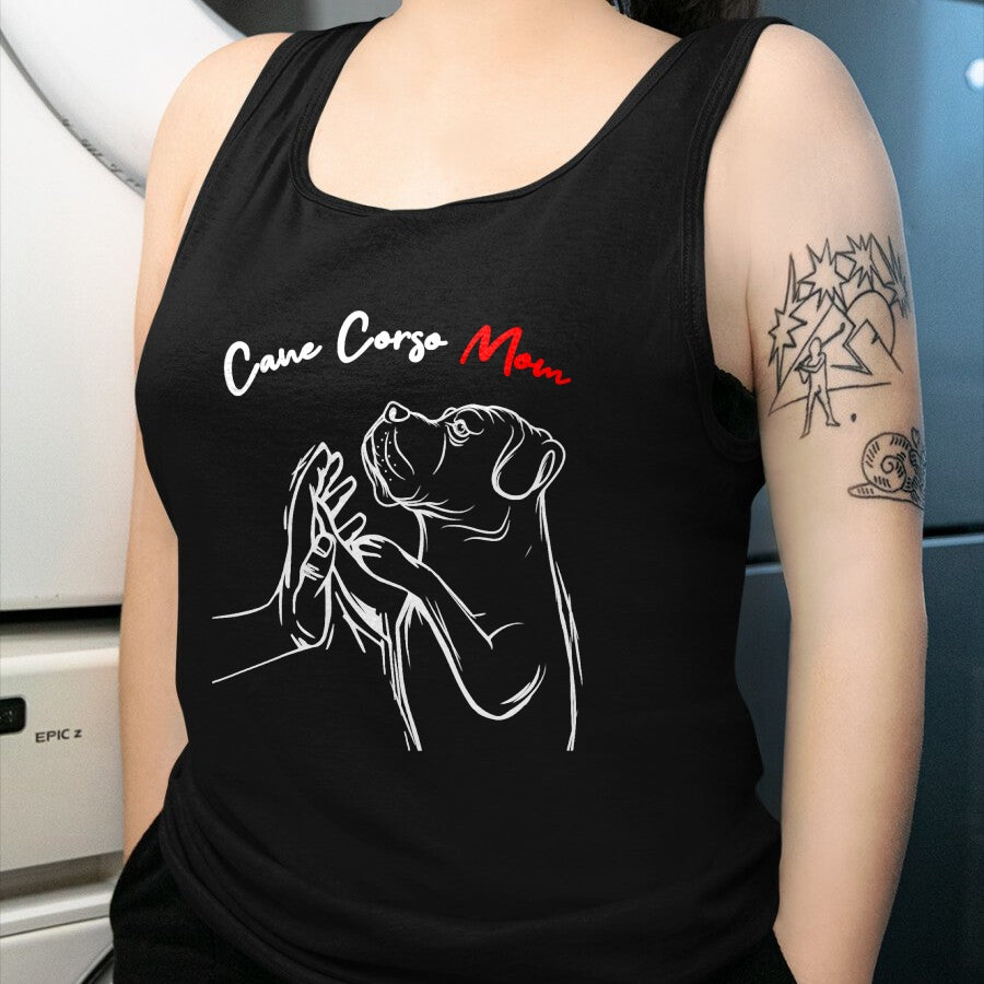 Dog Love Shirt, Dog Lover Gift T-Shirt/Hoodie/Sweatshirt HLT00 - Cane Corso Mom Italian Mastiff Dog Women T-Shirt