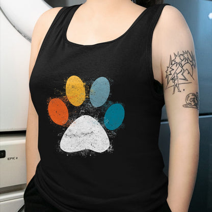 Dog Love Shirt, Dog Lover Gift T-Shirt/Hoodie/Sweatshirt HLT00 - Vintage Dog T-Shirt Puppy Dog Paw Print Dog Love Pet Paw T-Shirt