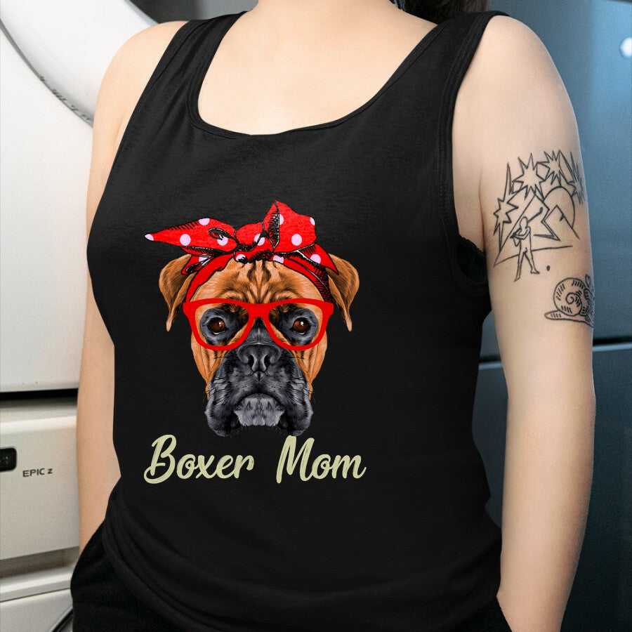 Dog Love Shirt, Dog Lover Gift T-Shirt/Hoodie/Sweatshirt HLT00 - Boxer Mom Dogs Mothers Day Dog Lovers Gifts For Women T-Shirt