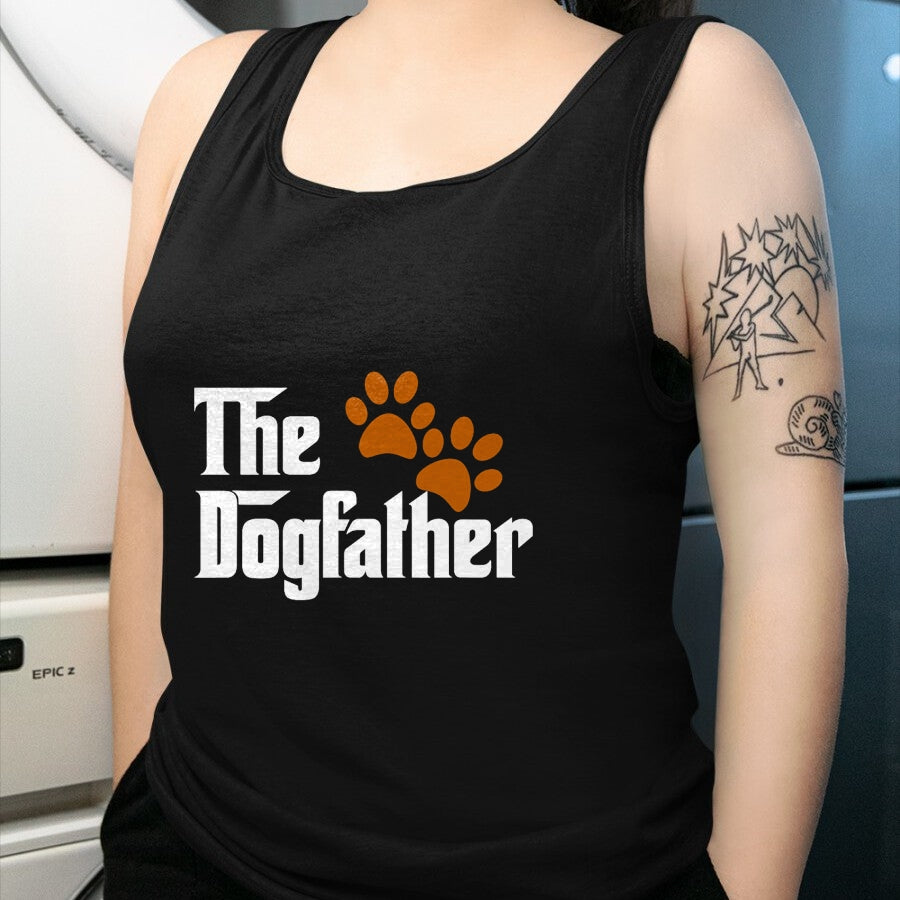 Dog Love Shirt, Dog Lover Gift T-Shirt/Hoodie/Sweatshirt HLT00 - Cool Dog Dad Dog Father Shirt The DogFather T-Shirt T-Shirt