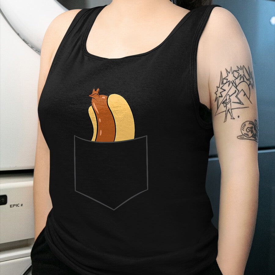 Dog Love Shirt, Dog Lover Gift T-Shirt/Hoodie/Sweatshirt HLT00 - Hotdog In A Pocket Love Hotdog Pocket Hot Dog T-Shirt