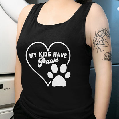 Dog Love Shirt, Dog Lover Gift T-Shirt/Hoodie/Sweatshirt HLT00 - Funny Pet Lover Cat Dog Mom Dad MY KIDS HAVE PAWS T-Shirt