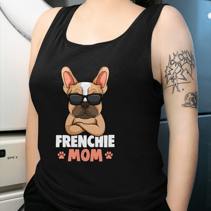 Dog Love Shirt, Dog Lover Gift T-Shirt/Hoodie/Sweatshirt HLT00 - Frenchie Mom French Bulldog Dog Womens T-Shirt