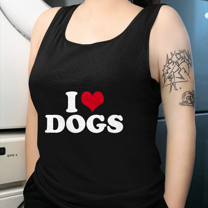 Dog Love Shirt, Dog Lover Gift T-Shirt/Hoodie/Sweatshirt HLT00 - I Love Dogs T-Shirt (1)