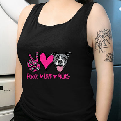 Dog Love Shirt, Dog Lover Gift T-Shirt/Hoodie/Sweatshirt HLT00 - Pit Bull Lives Matter Pittie Puppy Dog Mom Ladies Pitbull T-Shirt