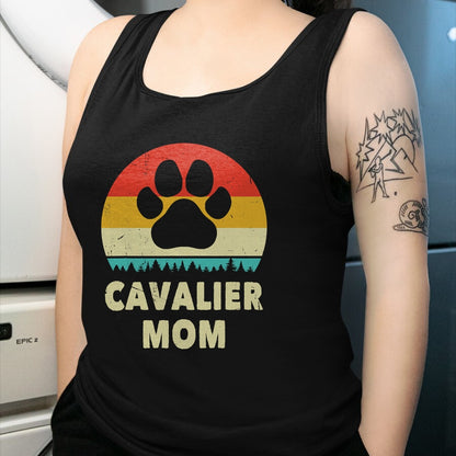 Dog Love Shirt, Dog Lover Gift T-Shirt/Hoodie/Sweatshirt HLT00 - Cavalier King Charles Spaniel Mom Vintage Dog Gift Women T-Shirt