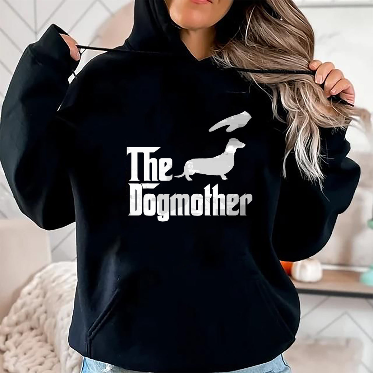 Dog Love Shirt, Dog Lover Gift T-Shirt/Hoodie/Sweatshirt HLT00 - Dachshund Dog Mom The DogMother Funny Dogs Lovers T-Shirt