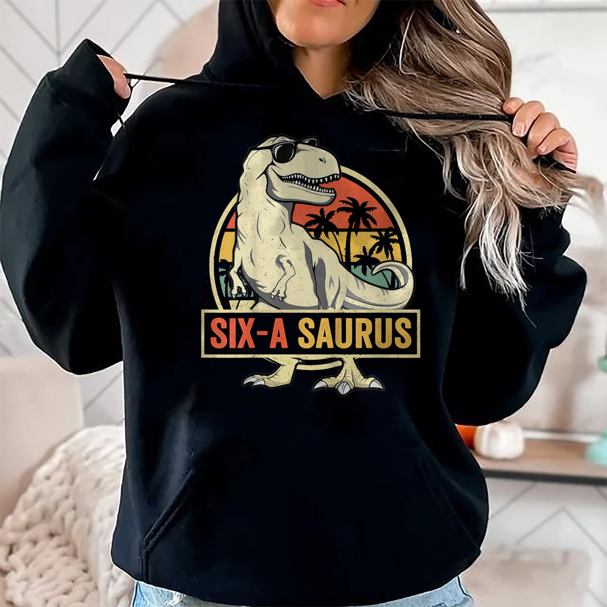Best Dinosaur Lover Shirt, Funny Dinosaur UnisexT-Shirt/Hoodie/Sweatshirt HLT00 - 6 Year Old Dinosaur Birthday 6th T Rex Dino Six Saurus Tees T Shirts for Kids Boys Girls