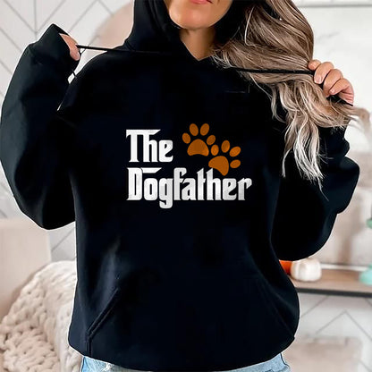Dog Love Shirt, Dog Lover Gift T-Shirt/Hoodie/Sweatshirt HLT00 - Cool Dog Dad Dog Father Shirt The DogFather T-Shirt T-Shirt
