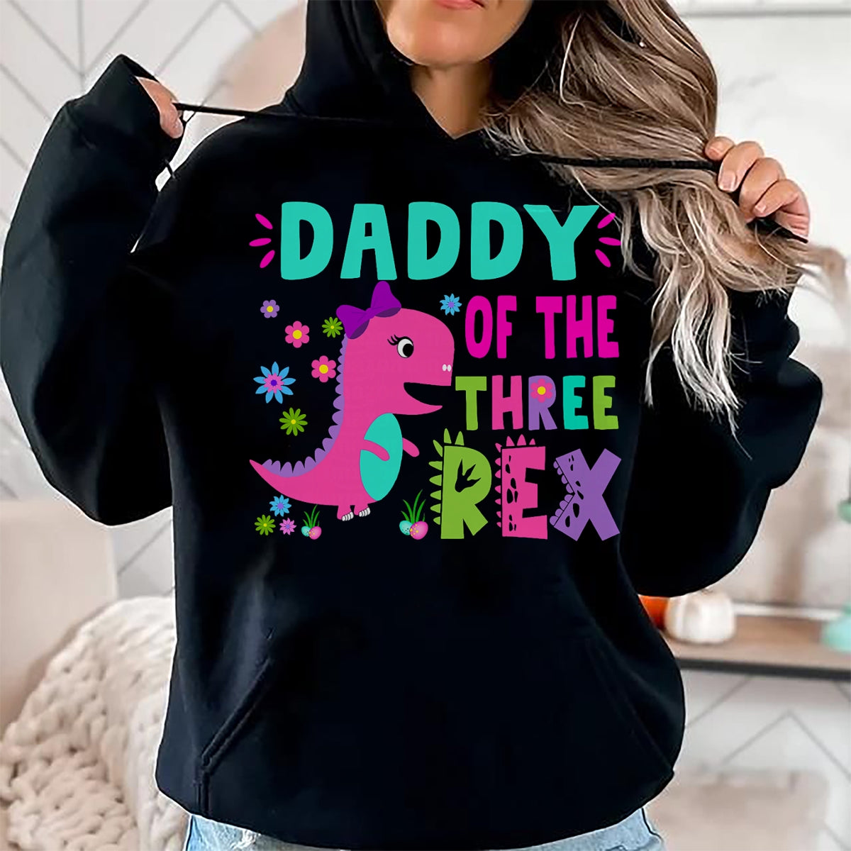 Best Dinosaur Lover Shirt, Funny Dinosaur UnisexT-Shirt/Hoodie/Sweatshirt HLT00 - Family Saurus Matching Family THREE Rex T-Rex Dinosaur Birthday Family T-Shirt