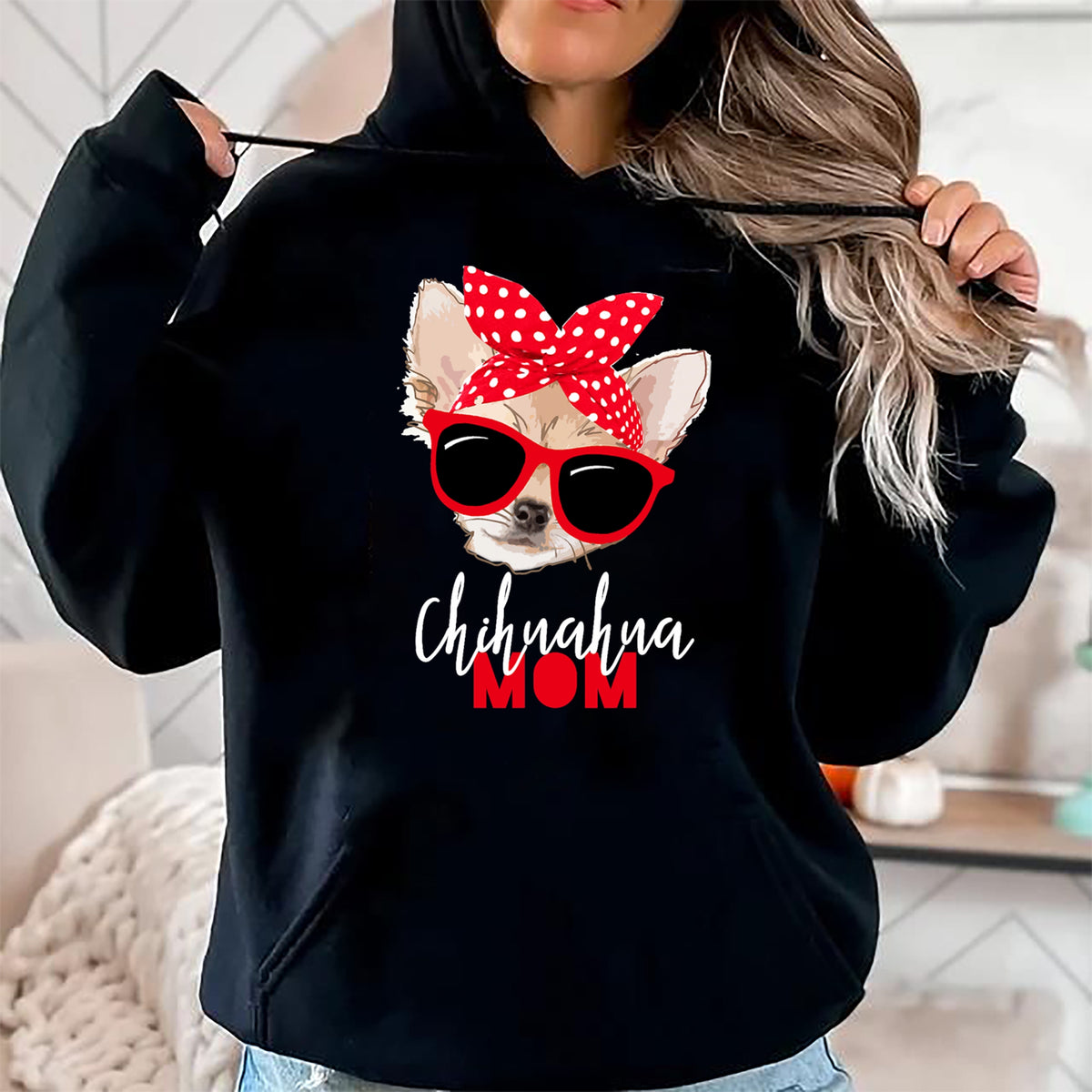 Dog Love Shirt, Dog Lover Gift T-Shirt/Hoodie/Sweatshirt HLT00 - Chihuahua Shirt Funny Dog Shirt Mom Sunglasses Dog Lover Tee T-Shirt