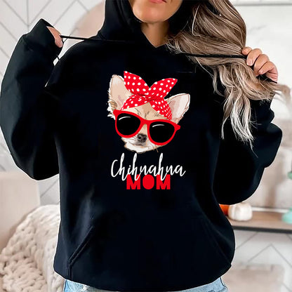 Dog Love Shirt, Dog Lover Gift T-Shirt/Hoodie/Sweatshirt HLT00 - Chihuahua Shirt Funny Dog Shirt Mom Sunglasses Dog Lover Tee T-Shirt