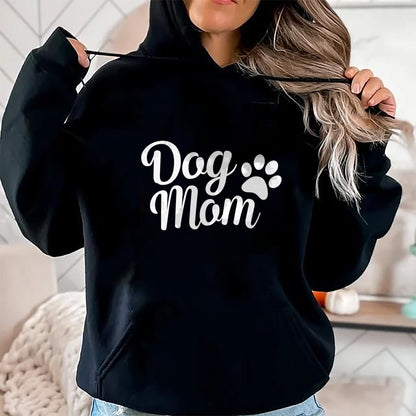 Dog Love Shirt, Dog Lover Gift T-Shirt/Hoodie/Sweatshirt HLT00 - Womens Dog Mom - Paw Print Mothers of Puppies Doggy Mama Wife Mommy V-Neck T-Shirt