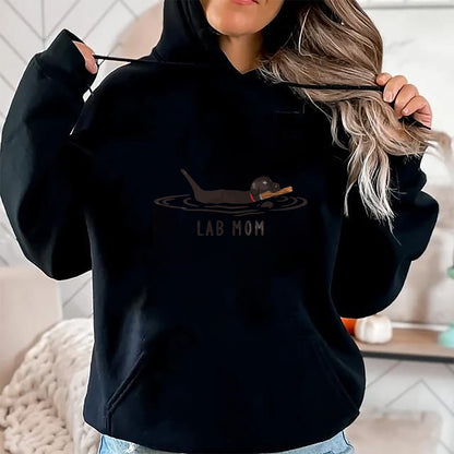 Dog Love Shirt, Dog Lover Gift T-Shirt/Hoodie/Sweatshirt HLT00 - Womens Lab Mom Labrador Retriever Dog Owner Mother T-Shirt