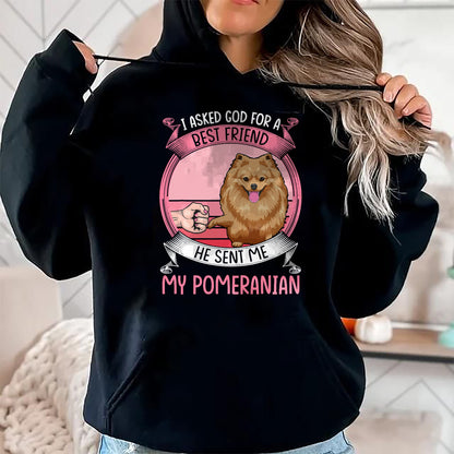 Dog Love Shirt, Dog Lover Gift T-Shirt/Hoodie/Sweatshirt HLT00 - Pomeranian Mom Dog Apparel Pom Dog Lovers for Women T-Shirt