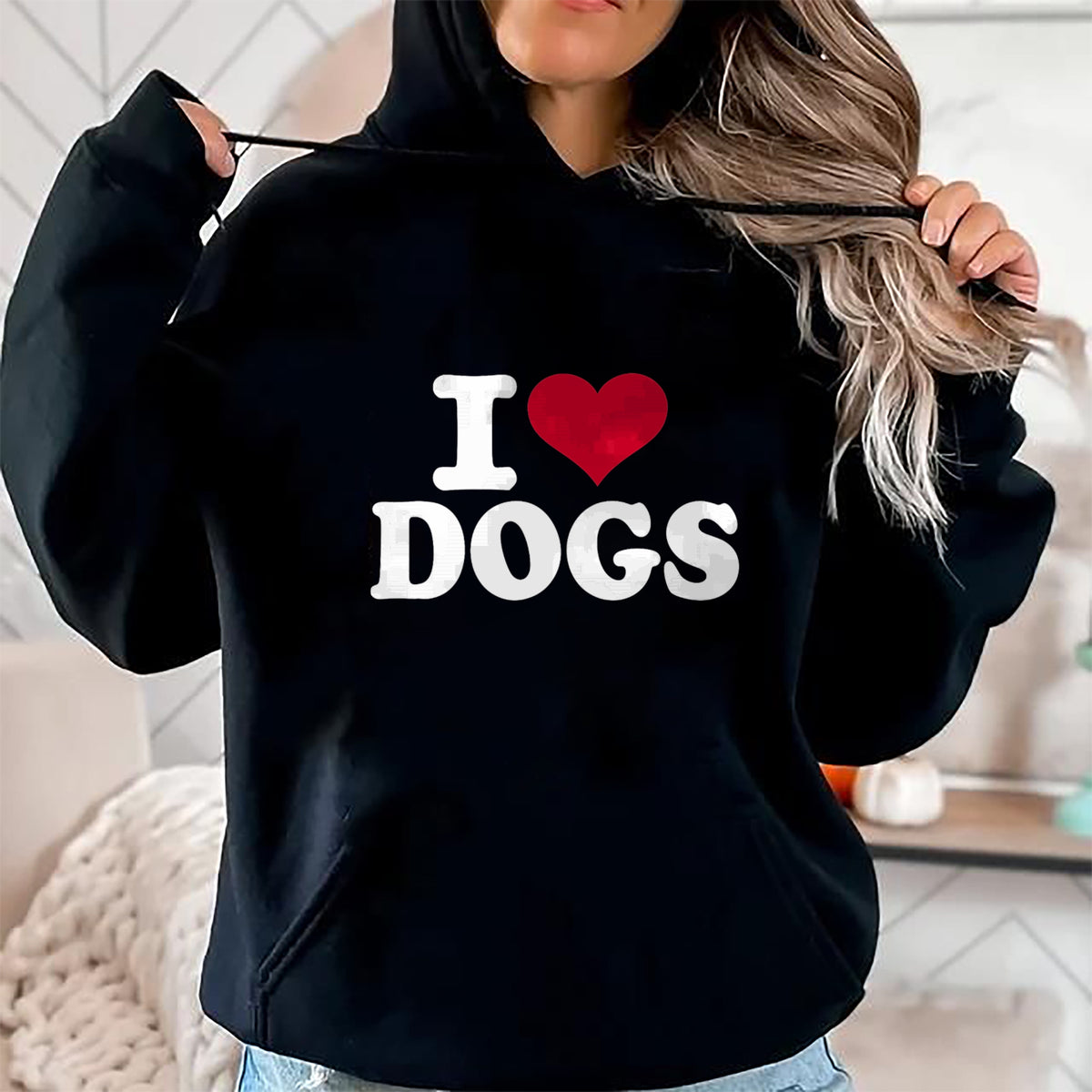 Dog Love Shirt, Dog Lover Gift T-Shirt/Hoodie/Sweatshirt HLT00 - I love dogs T-Shirt