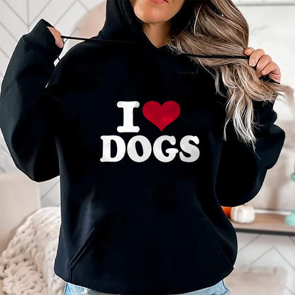 Dog Love Shirt, Dog Lover Gift T-Shirt/Hoodie/Sweatshirt HLT00 - I love dogs T-Shirt