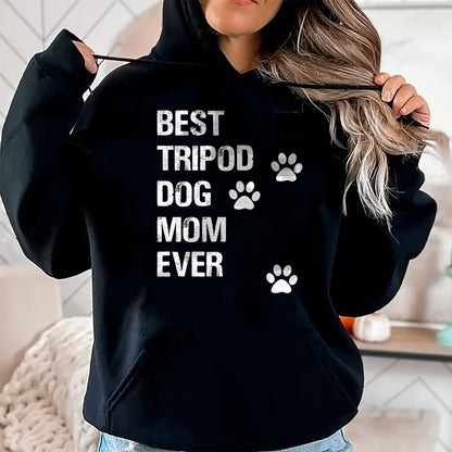 Dog Love Shirt, Dog Lover Gift T-Shirt/Hoodie/Sweatshirt HLT00 - Tripod 3 Legged Dog Owner Novelty Dog Mom T-Shirt