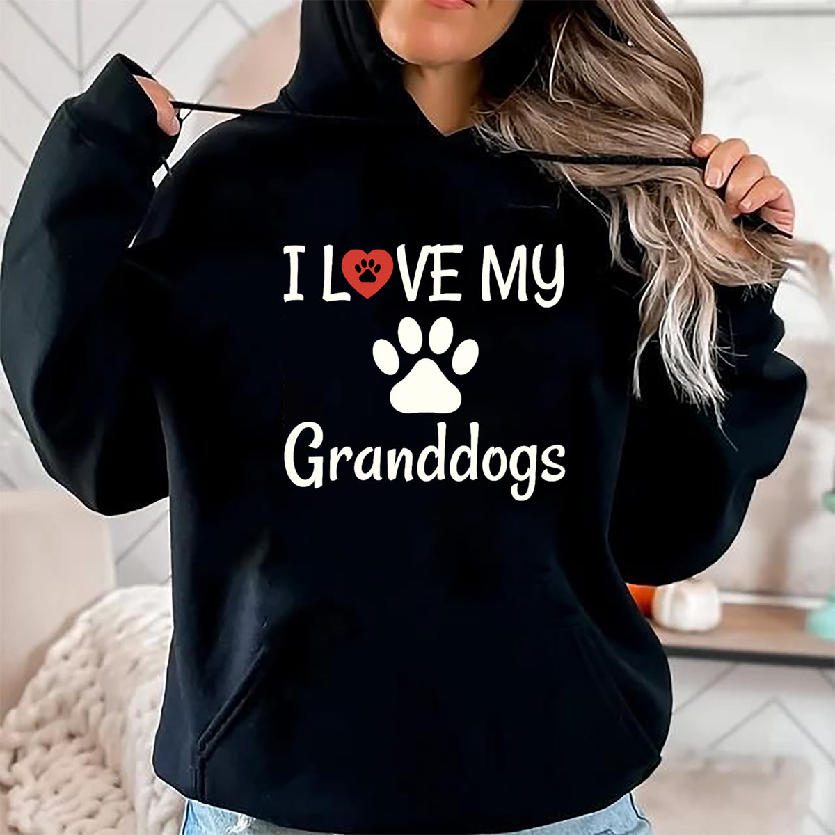Dog Love Shirt, Dog Lover Gift T-Shirt/Hoodie/Sweatshirt HLT00 - I Love My Granddogs Shirt, Dog Grandma Grandpa Granddog Tee T-Shirt