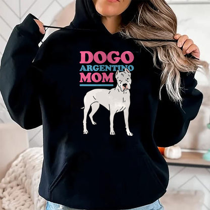 Dog Love Shirt, Dog Lover Gift T-Shirt/Hoodie/Sweatshirt HLT00 - Dogo Argentino Mom Dog Owner Dogo Argentino T-Shirt