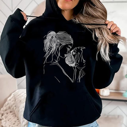 Dog Love Shirt, Dog Lover Gift T-Shirt/Hoodie/Sweatshirt HLT00 - English Bulldog Mom Dog Art Mother_s Day T-Shirt
