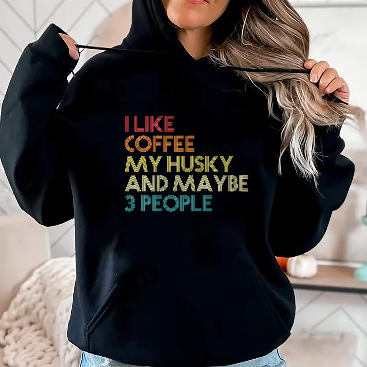 Dog Love Shirt, Dog Lover Gift T-Shirt/Hoodie/Sweatshirt HLT00 - Siberian Husky Dog Owner Coffee Lovers Quote Vintage Retro T-Shirt