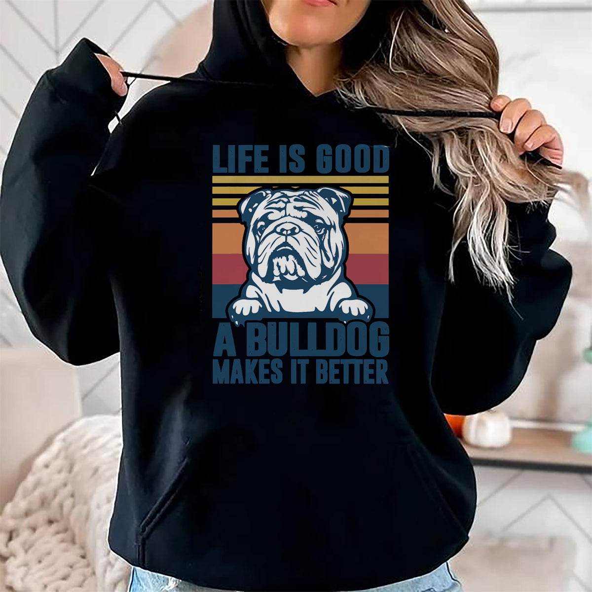 Dog Love Shirt, Dog Lover Gift T-Shirt/Hoodie/Sweatshirt HLT00 - Bulldog Gifts For Women Men Dog Dad Dog Mom English Bulldog T-Shirt