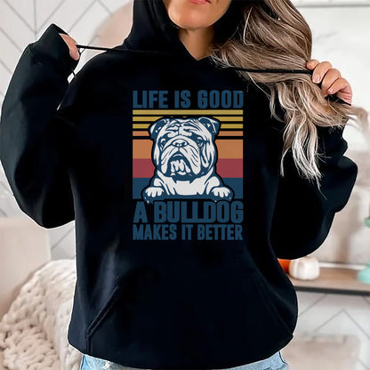 Dog Love Shirt, Dog Lover Gift T-Shirt/Hoodie/Sweatshirt HLT00 - Bulldog Gifts For Women Men Dog Dad Dog Mom English Bulldog T-Shirt