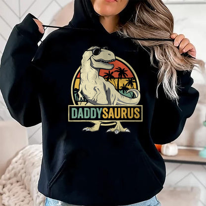 Best Dinosaur Lover Shirt, Funny Dinosaur UnisexT-Shirt/Hoodie/Sweatshirt HLT00 - Daddysaurus T Rex Dinosaur Daddy Saurus Family Matching T-Shirt