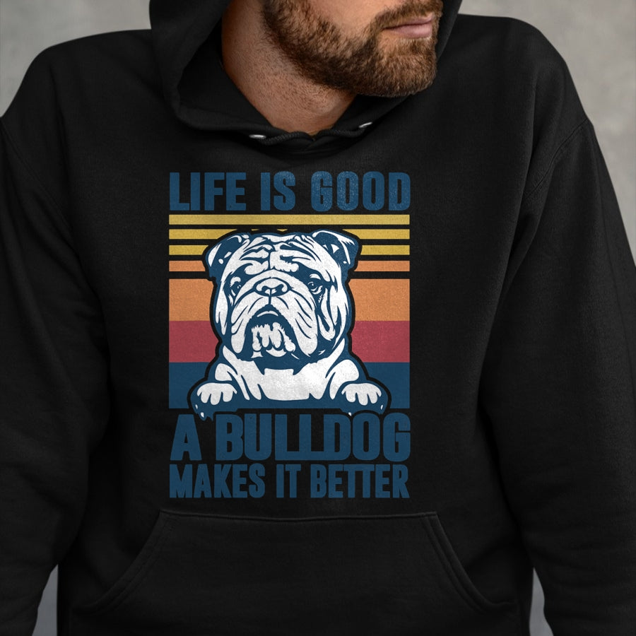 Dog Love Shirt, Dog Lover Gift T-Shirt/Hoodie/Sweatshirt HLT00 - Bulldog Gifts For Women Men Dog Dad Dog Mom English Bulldog T-Shirt