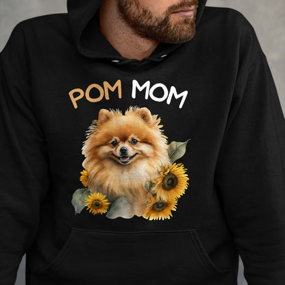 Dog Love Shirt, Dog Lover Gift T-Shirt/Hoodie/Sweatshirt HLT00 -Pomeranian Mom Pom Dog Mama T-Shirt