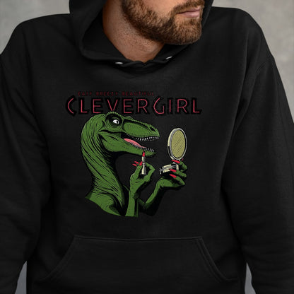 Best Dinosaur Lover Shirt, Funny Dinosaur UnisexT-Shirt/Hoodie/Sweatshirt HLT00 - Easy Breezy Beautiful Clever Girl Dinosaur T-Shirt