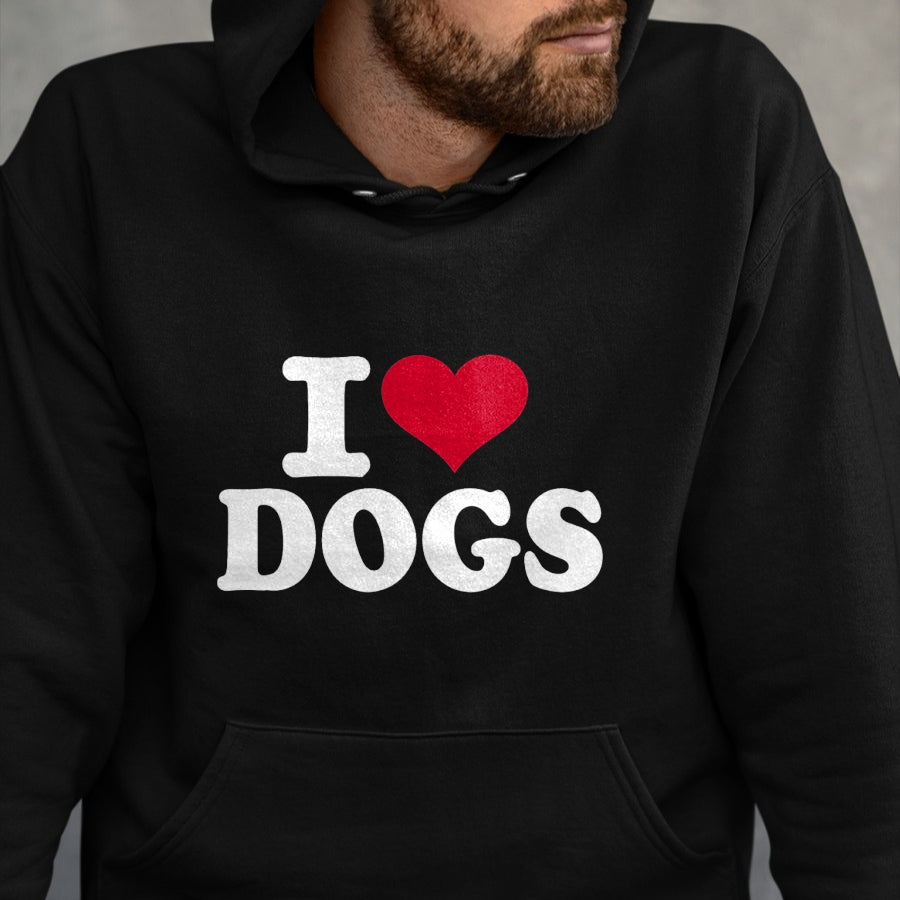 Dog Love Shirt, Dog Lover Gift T-Shirt/Hoodie/Sweatshirt HLT00 - I love dogs T-Shirt