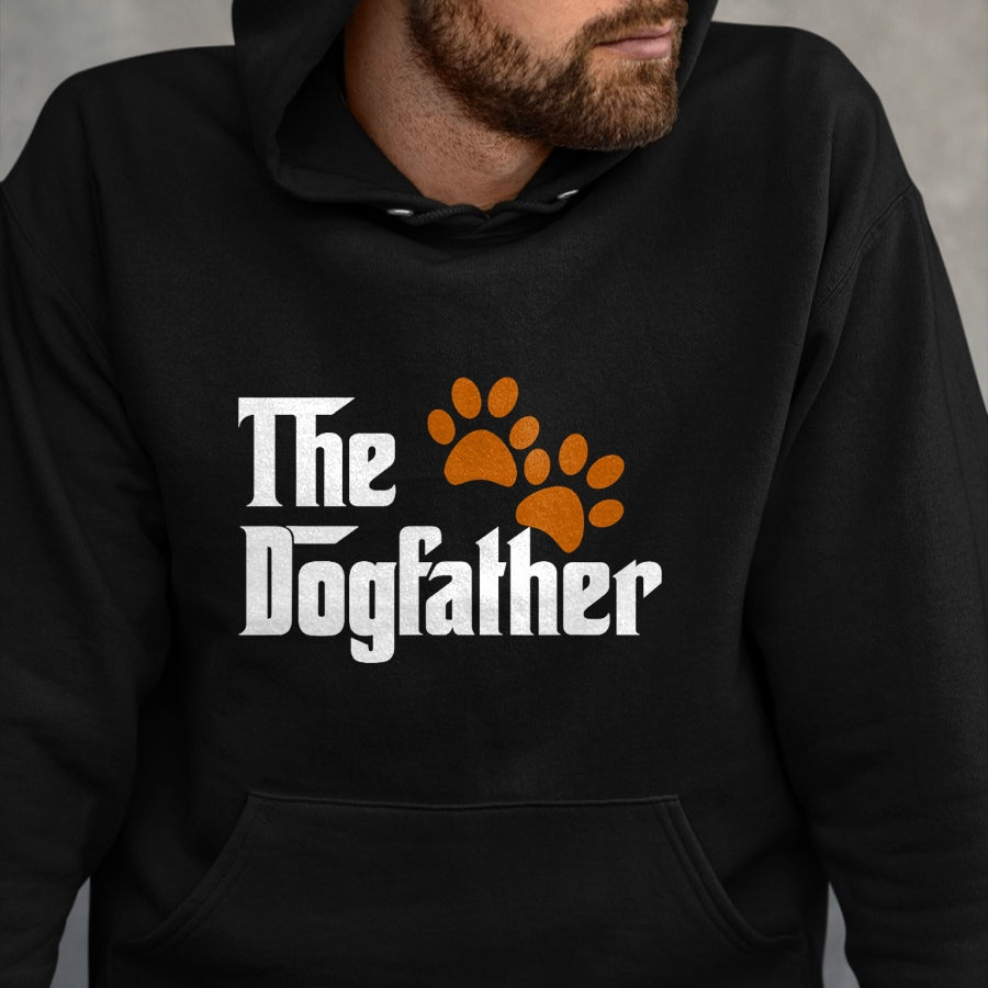 Dog Love Shirt, Dog Lover Gift T-Shirt/Hoodie/Sweatshirt HLT00 - Cool Dog Dad Dog Father Shirt The DogFather T-Shirt T-Shirt