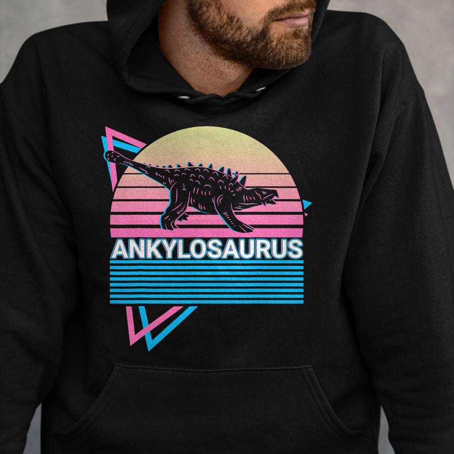 Best Dinosaur Lover Shirt, Funny Dinosaur UnisexT-Shirt/Hoodie/Sweatshirt HLT00 - Ankylosaurus Dinosaur Retro T-Shirt