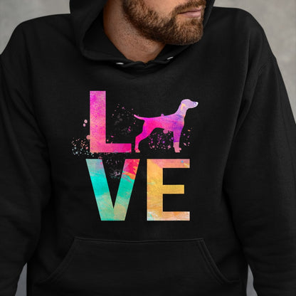 Dog Love Shirt, Dog Lover Gift T-Shirt/Hoodie/Sweatshirt HLT00 - Colorful Vizsla Dog Mom Gifts Vizsla T-Shirt