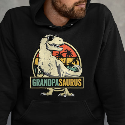 Best Dinosaur Lover Shirt, Funny Dinosaur UnisexT-Shirt/Hoodie/Sweatshirt HLT00 - Grandpasaurus T Rex Dinosaur Grandpa Saurus Family Matching T-Shirt