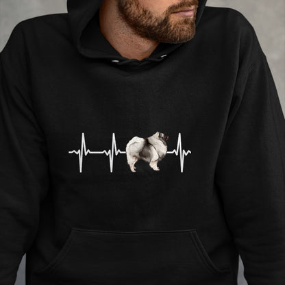 Dog Love Shirt, Dog Lover Gift T-Shirt/Hoodie/Sweatshirt HLT00 - Keeshond Heartbeat Love My Dog Long Sleeve T-Shirt