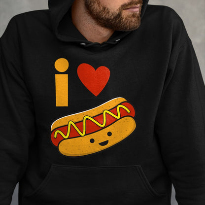 Dog Love Shirt, Dog Lover Gift T-Shirt/Hoodie/Sweatshirt HLT00 - I Love Hot Dog Shirt T-Shirt