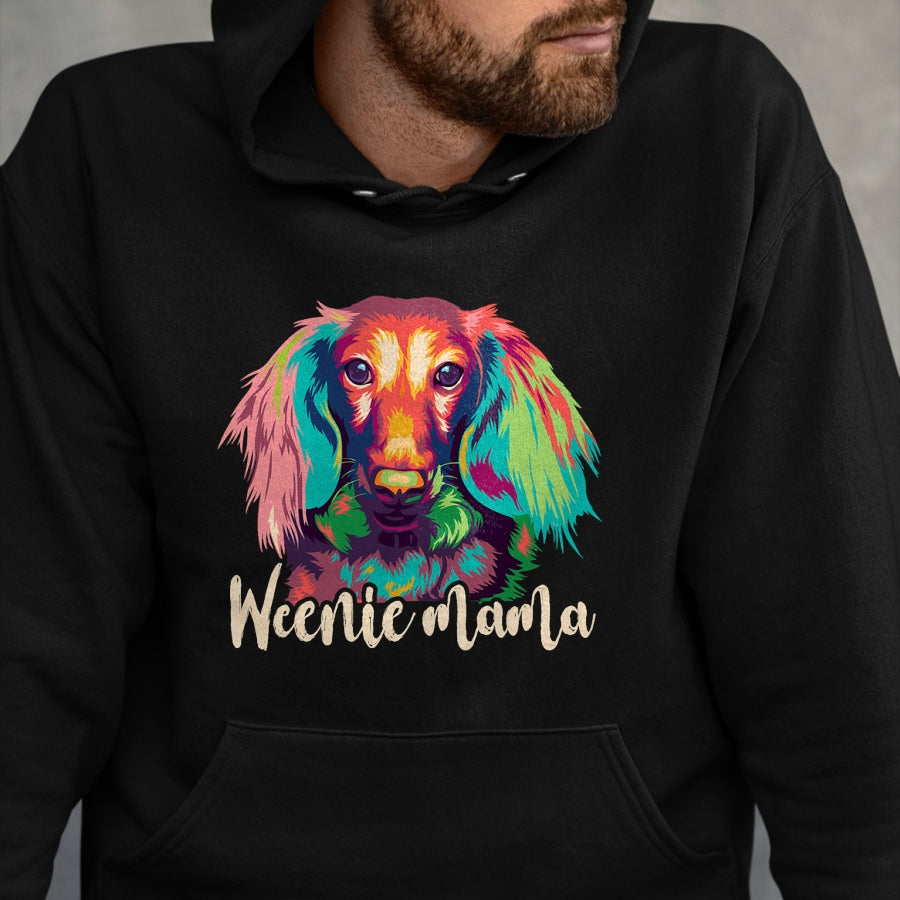 Dog Love Shirt, Dog Lover Gift T-Shirt/Hoodie/Sweatshirt HLT00 - Dachshund-Shirt Women Weenie Mama Mothers Day Weiner Dog Mom T-Shirt