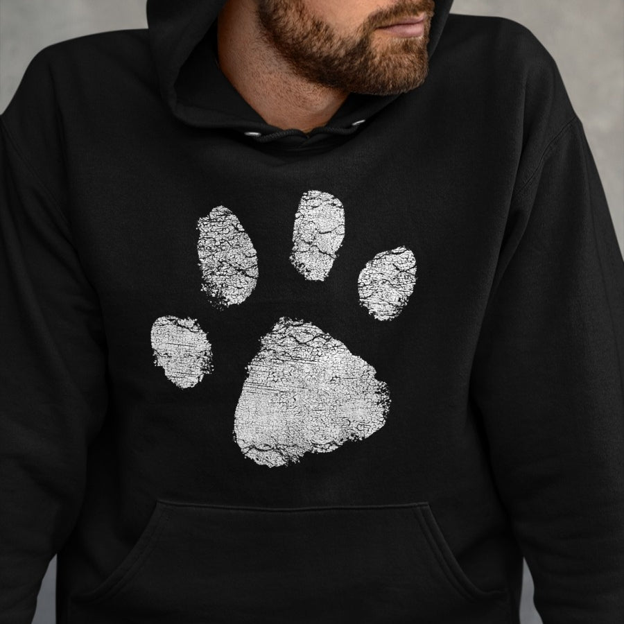 Dog Love Shirt, Dog Lover Gift T-Shirt/Hoodie/Sweatshirt HLT00 - Dog Lovers Long Sleeve Shirt Women Men Paw Print Dog Mom Long Sleeve T-Shirt