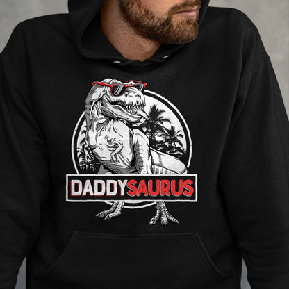 Best Dinosaur Lover Shirt, Funny Dinosaur UnisexT-Shirt/Hoodie/Sweatshirt HLT00 - Daddy Saurus T rex Dinosaur Men Father_s Day Family Matching T-Shirt