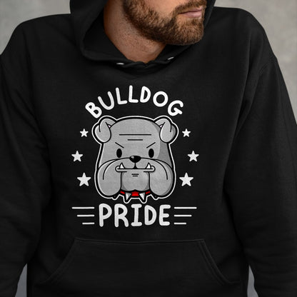 Dog Love Shirt, Dog Lover Gift T-Shirt/Hoodie/Sweatshirt HLT00 - Bulldog Mascot Shirt English Bulldog Pride And Loyalty T-Shirt