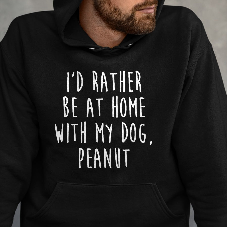 Dog Love Shirt, Dog Lover Gift T-Shirt/Hoodie/Sweatshirt HLT00 - Peanut Dog Name T-Shirt Dog Gift T-Shirt