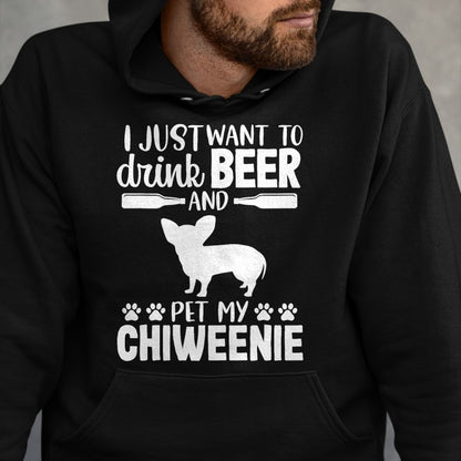 Dog Love Shirt, Dog Lover Gift T-Shirt/Hoodie/Sweatshirt HLT00 - Beer Funny Dog Owner Lover Chiweenie Dog Mom Dad Gift T-Shirt