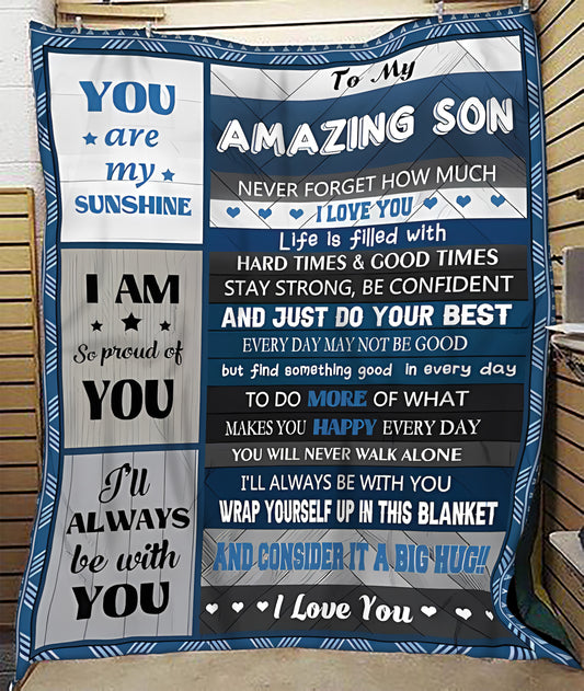 Blanket From Dad To My Son - TOBY00 (SKUB06-73)